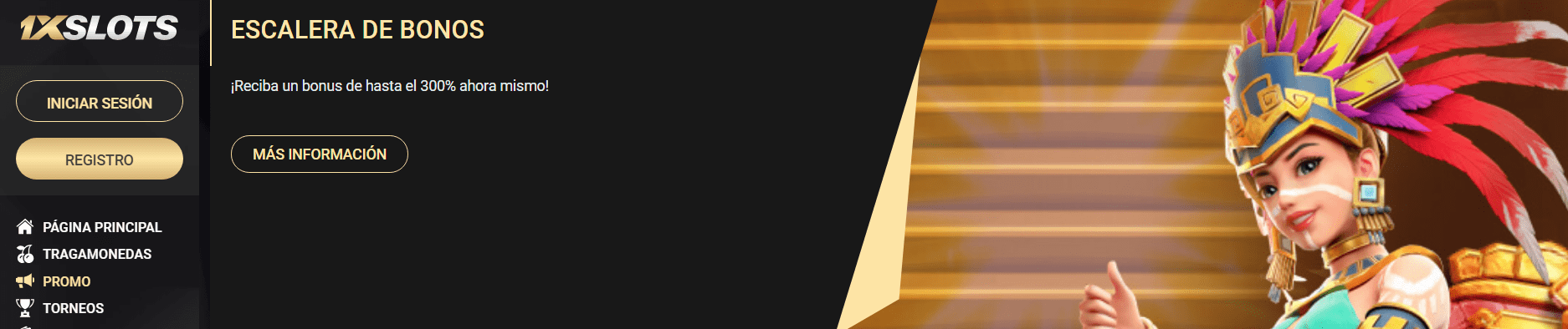 Bono de depósito de 1xSlots casino