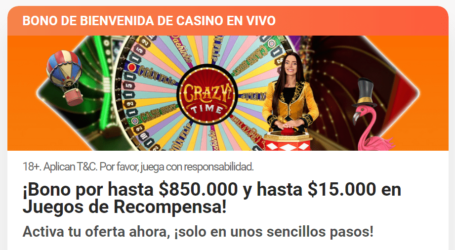 Bono de bienvenida para el casino en vivo LeoVegas