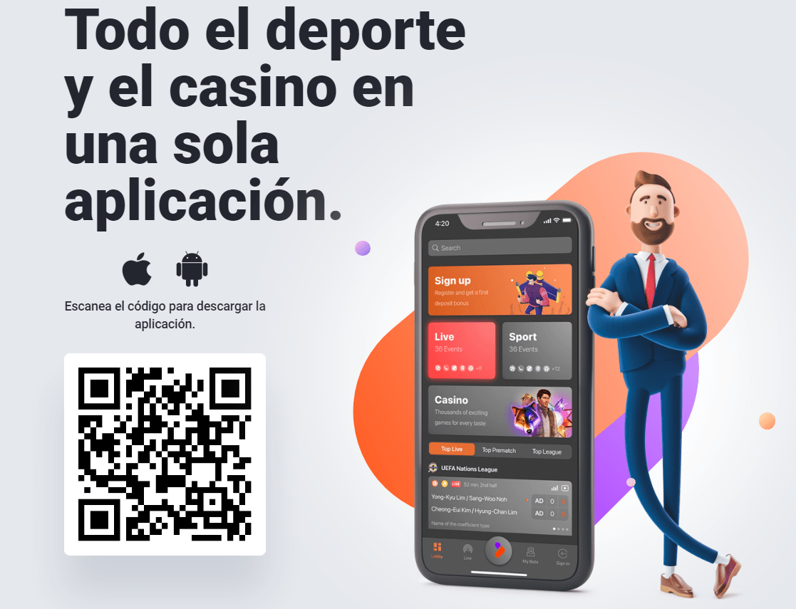 Aplicación móvil del casino TonyBet