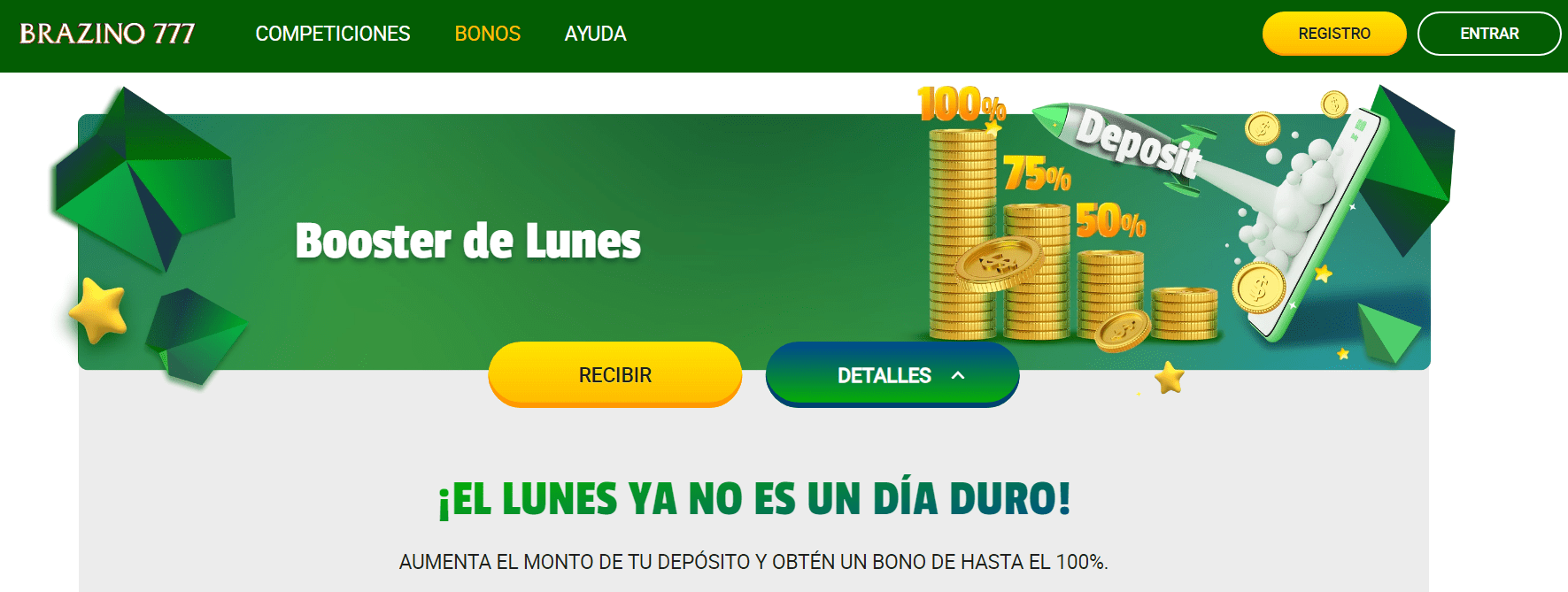 Brazino777 casino bono de depósito