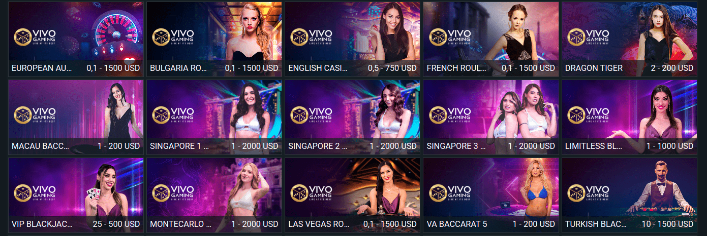 Casino en vivo en MelBet