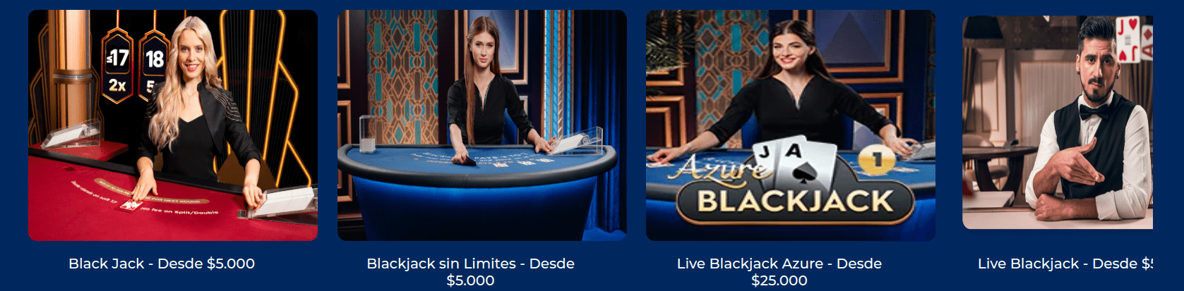 Blackjack en BetPlay