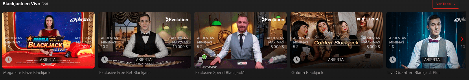 Blackjack en Betsafe
