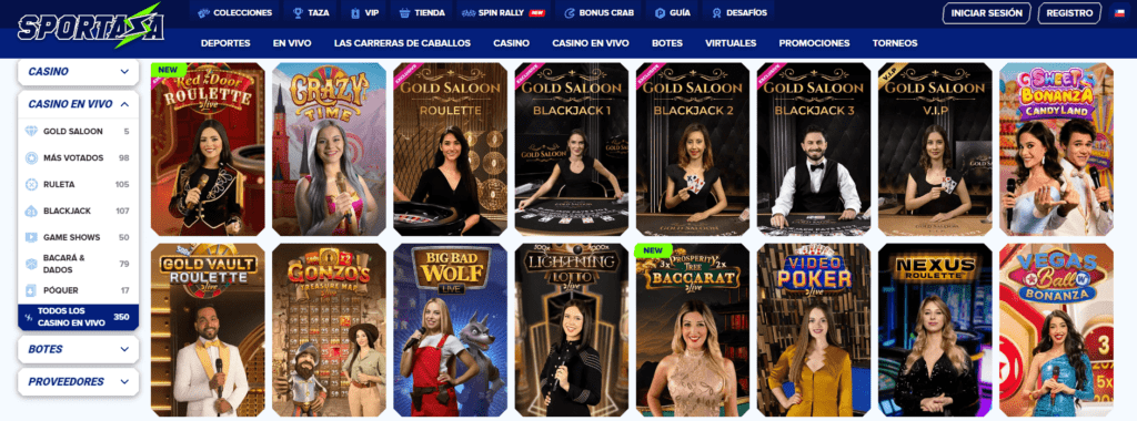 Sportaza casino en vivo