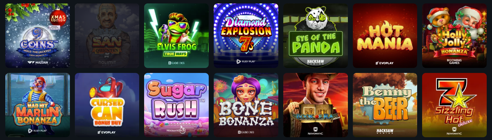 Tragamonedas en Betspino