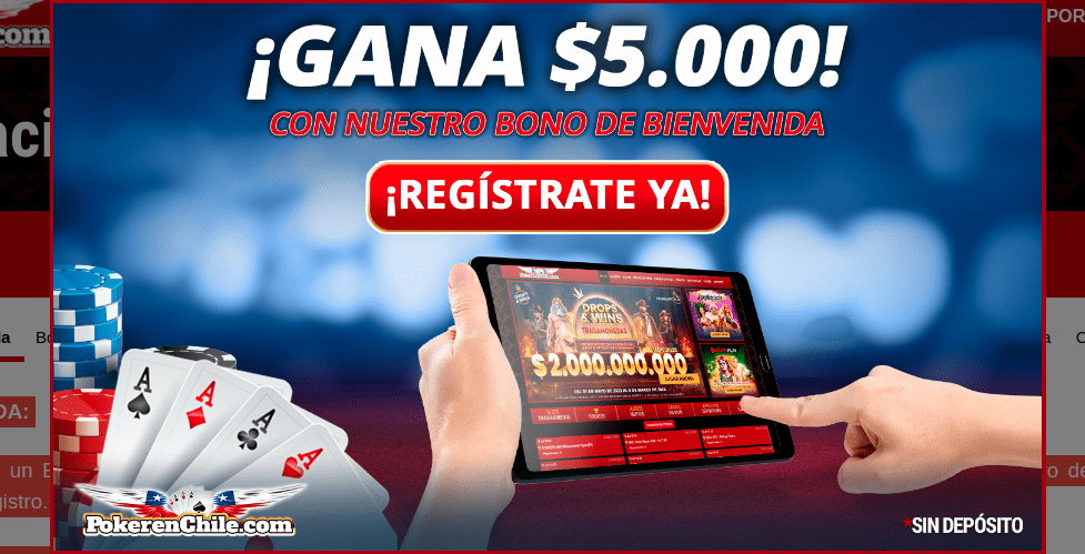 Bono de bienvenida en PokerEnChile