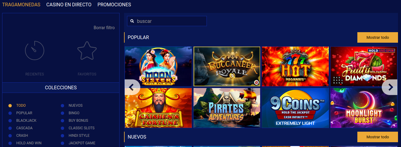 Sapphirebet juegos