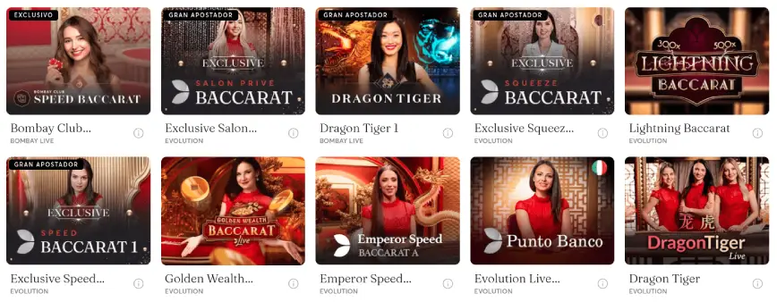 Baccarat en Bitcasino.io