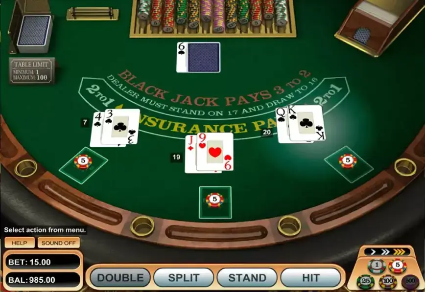 Blackjack gratis