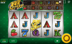 Giros gratis para 777 Strike