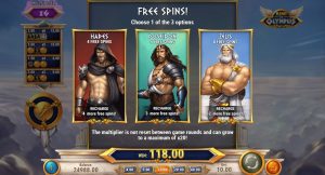 Giros gratis de Rise of Olympus