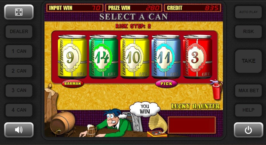 Ronda de riesgo en Lucky Haunter